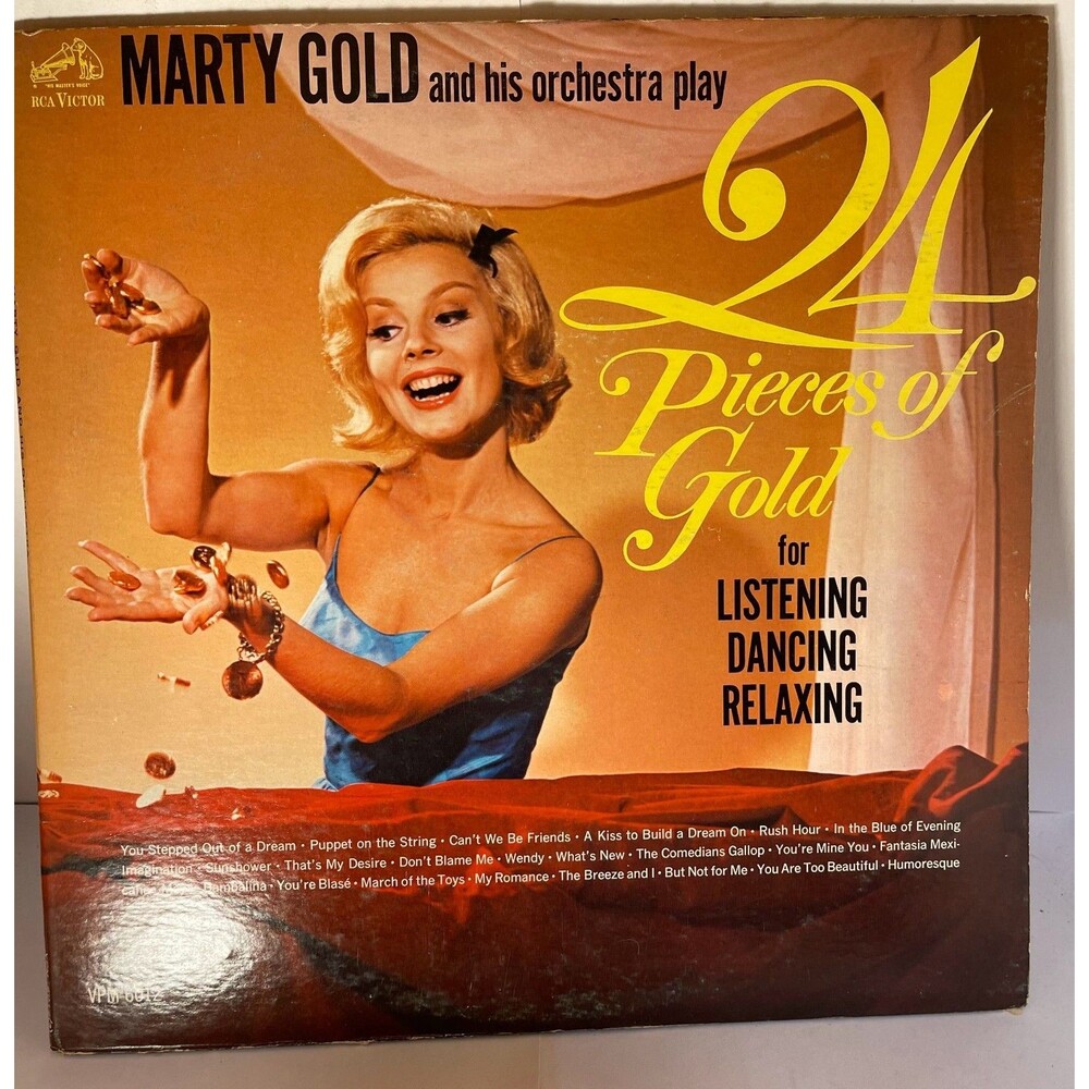 MARTY GOLD 24 PIECES OF GOLD (VG+) VPM-6012 LP VINYL RECORD